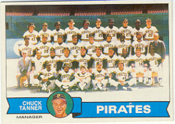 1979 Topps Baseball Cards      244     Pittsburgh Pirates CL/Chuck Tanner